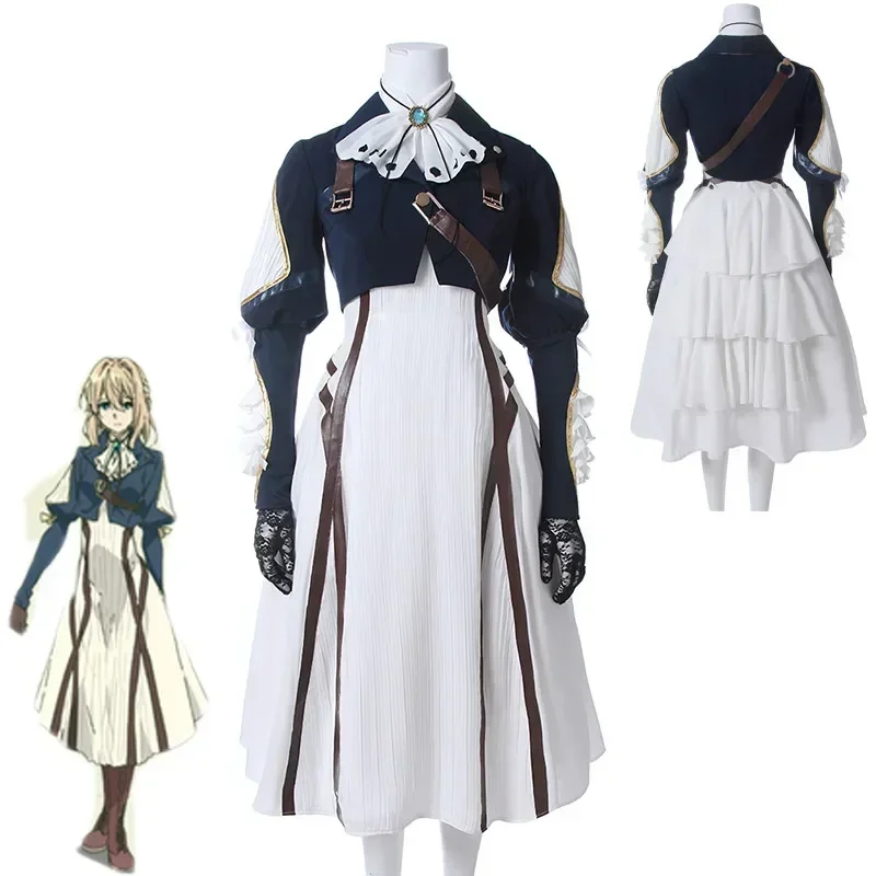 Violet Evergarden Dress - Fantasia de Cosplay de Violet Evergarden,