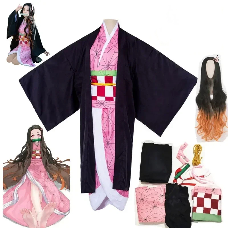 Anime Cosplay Nezuko - Fantasia de Cosplay de Anime Kamado
