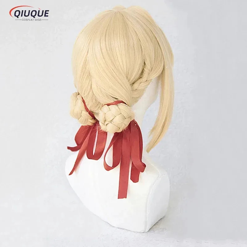 Violet Evergarden Dress - e,4;v'6\k/Violet Evergarden Coque de Cabelo Trançado