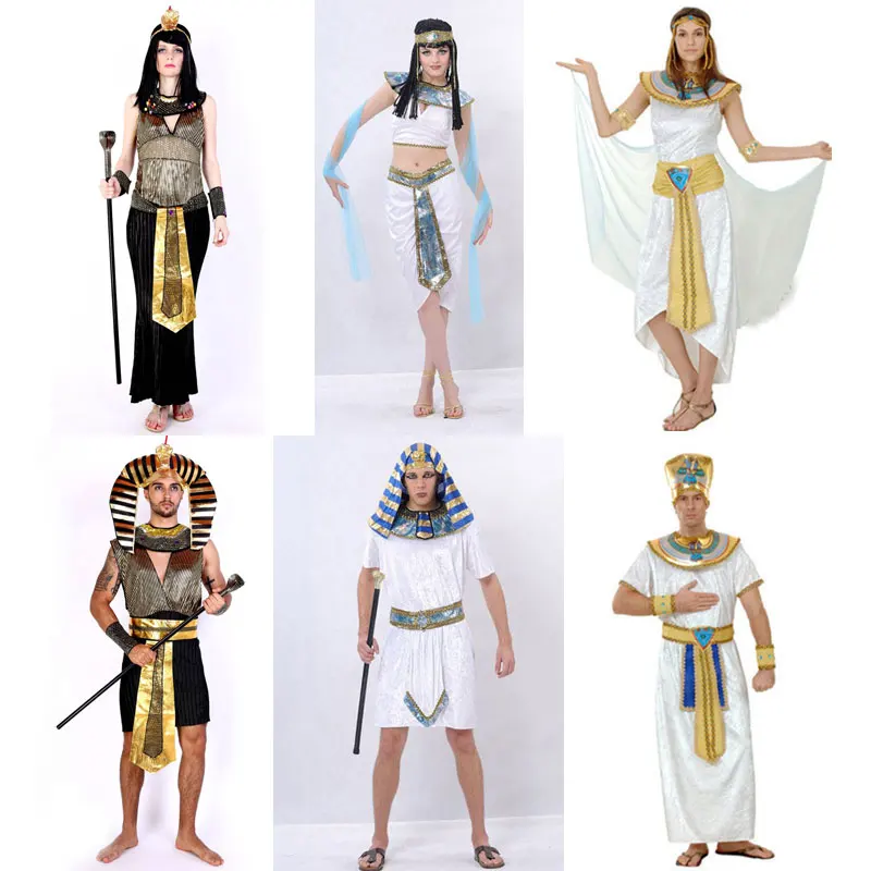 Egypt Cosplay Anime - Trajes de halloween antigo egito faraó