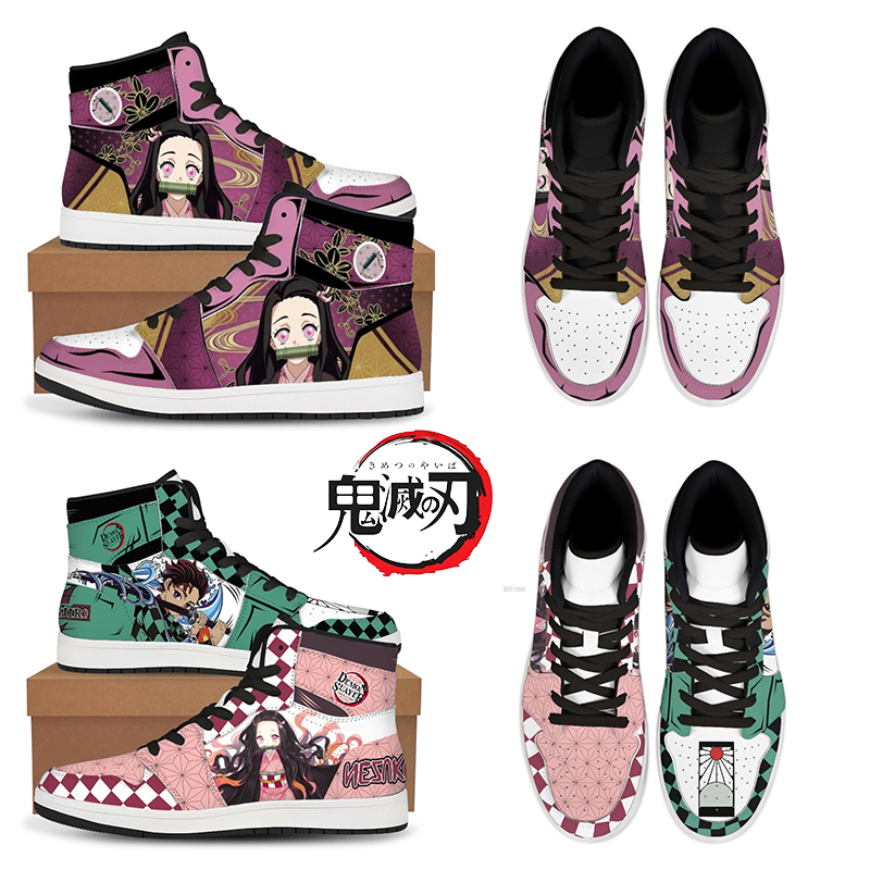 Anime Cosplay Nezuko - Tênis de Moda Anime Demon Slayer
