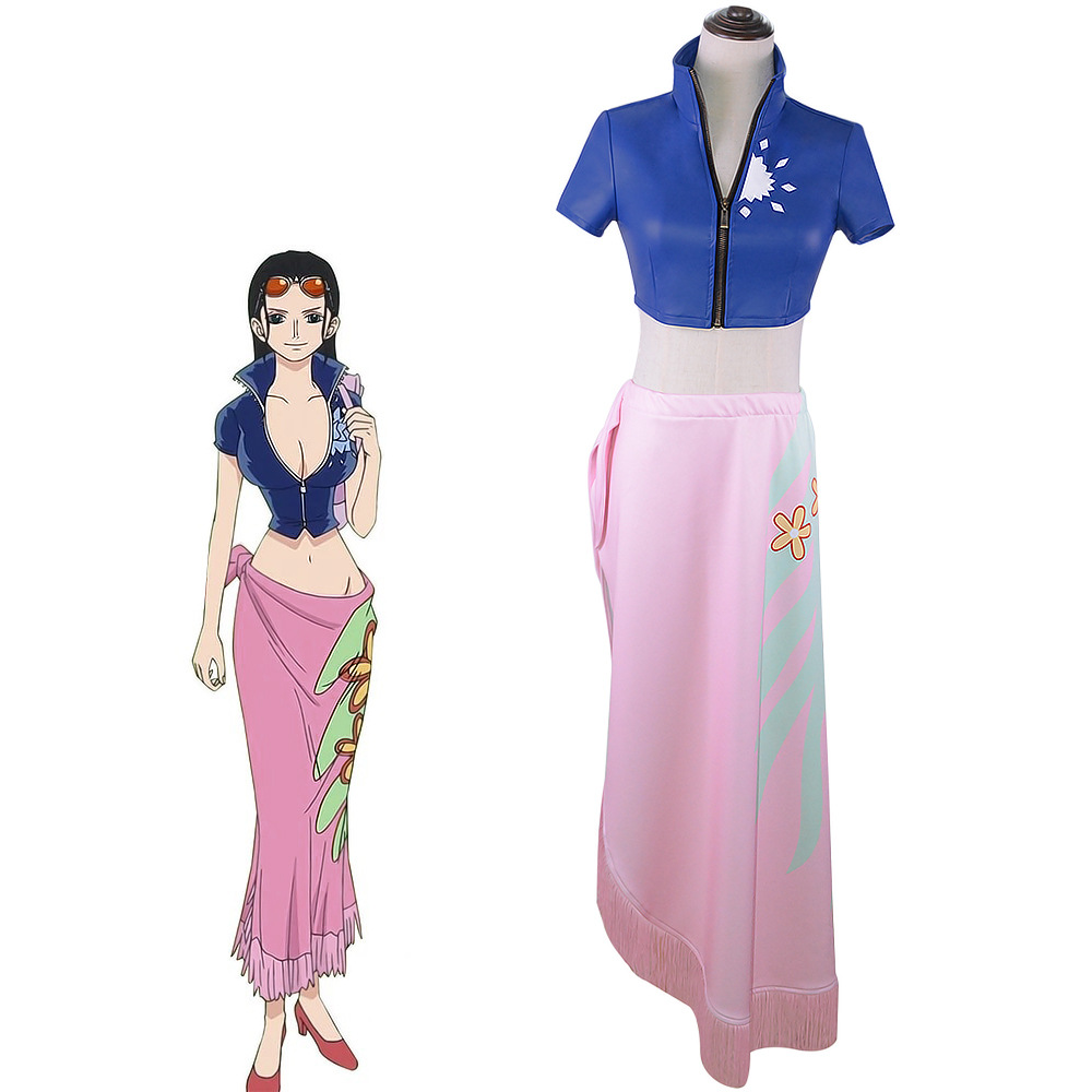 Anime Cosplay Nico Robin - Fantasia de Cosplay Nico Robin de
