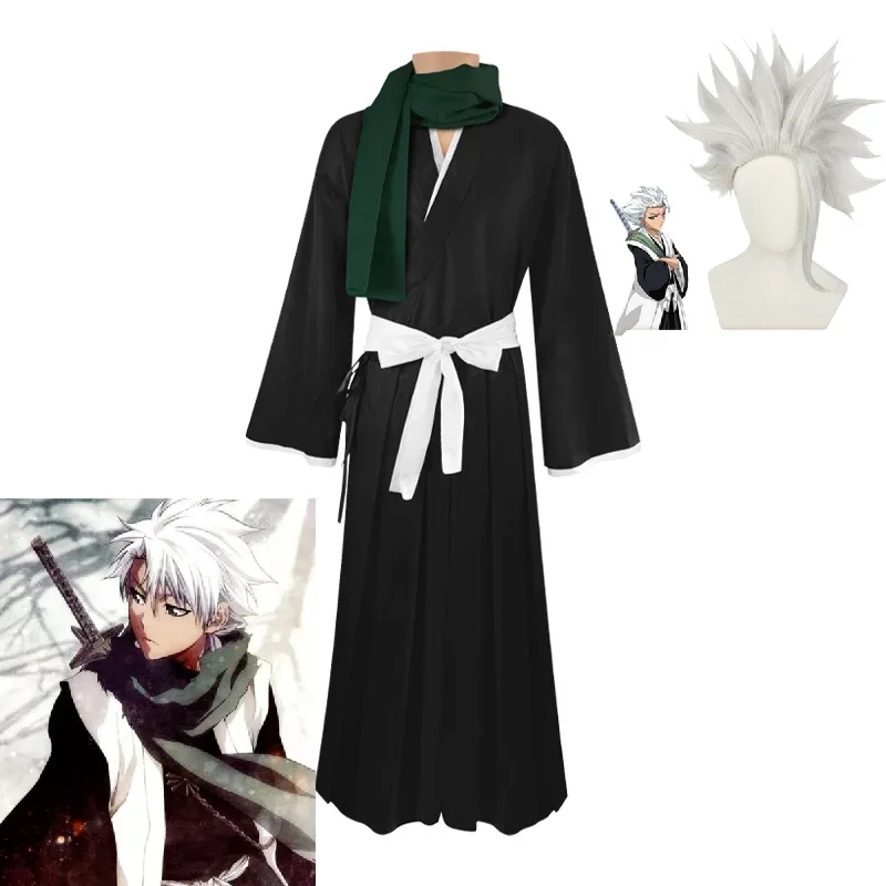 Anime Cosplay Kimono - Fantasia Cosplay Bleach Toshiro Hitsugaya, Capitão