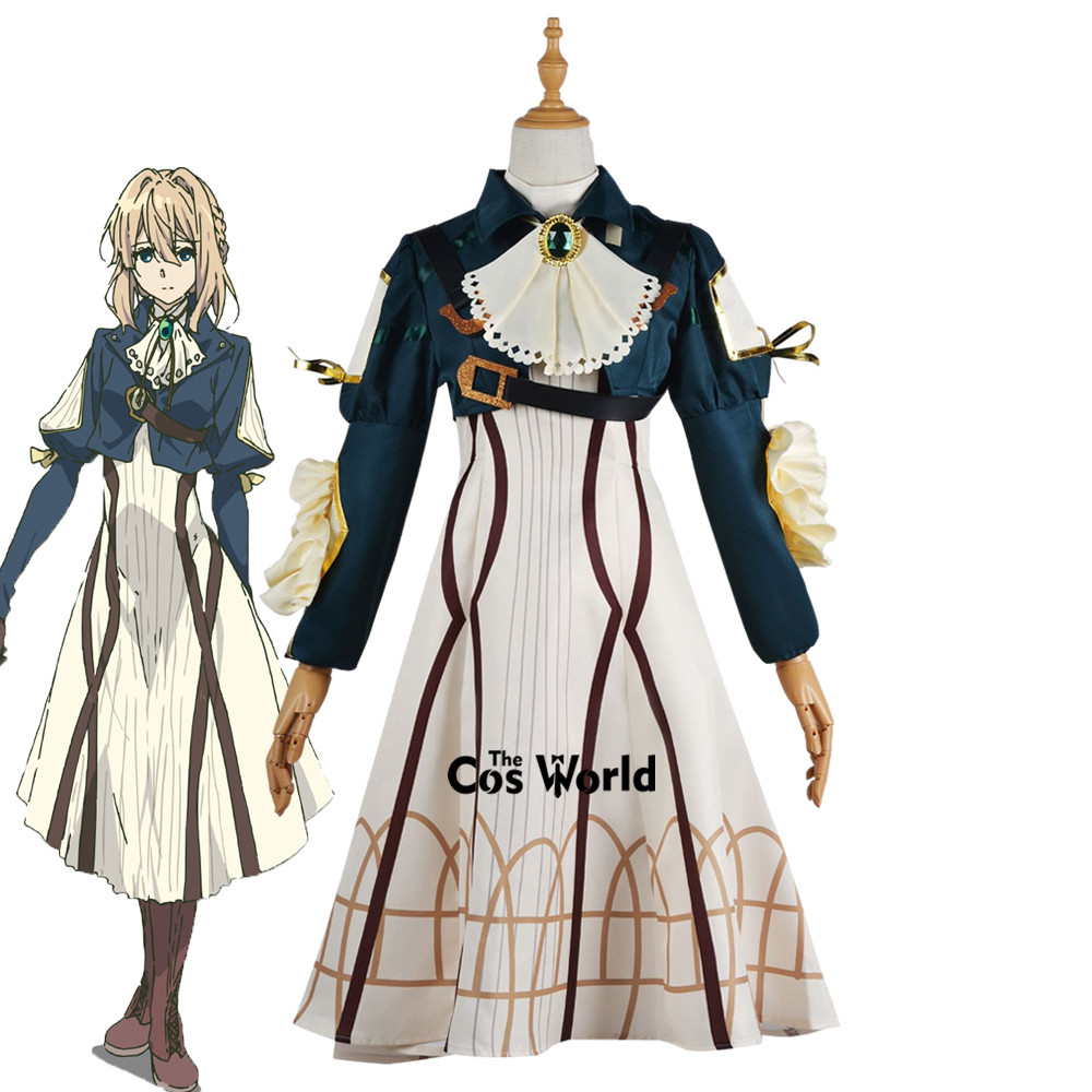 Violet Evergarden Dress - Violeta Evergarden Vestido Uniforme Roupas Anime