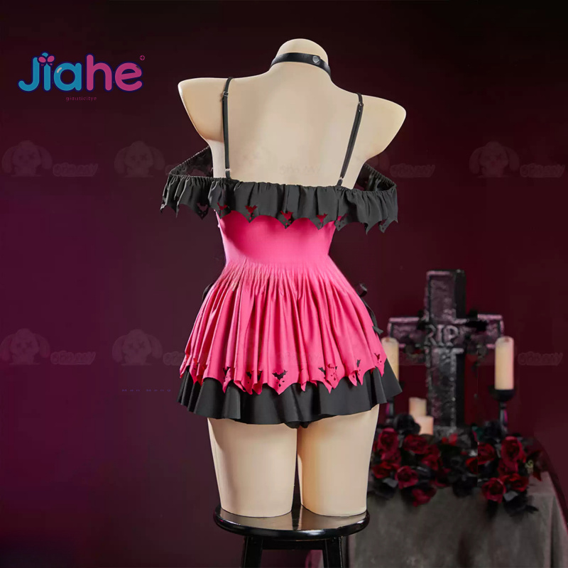 Anime Cosplay Dress For Women - Dráculaura cosplay traje anime alta sexy